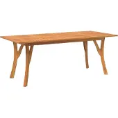 Syfax Tuintafel 200x90x75 cm massief acaciahout