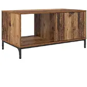 vidaXL Salontafel Oudhout 90 x 49 x 46 cm Bewerkt hout
