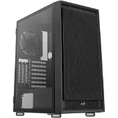 Aerocool ACCM-PB24013.11, Midi behuizing, grafiet zwart, versie 1, geschikt voor MicroATX/ATX/MiniITX moederborden, onbekende specificaties