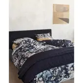 Essenza Dekbedovertrek Diem Nightblue Satijn-200 x 200 / 220 cm | 2-Persoons