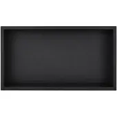 EAVY - Inbouwnis Badkamer Zwart - 60×30×10 cm - RVS