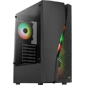 Aerocool ACCM-PV35143.11, Midi Wave V3 (B/Win/RGB) behuizing. Compatibel met ATX, ATX en ITX moederborden