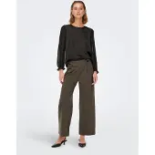 JDY Broek 'Geggo' donkerbruin