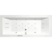 Bestbad Luso diep bubbelbad 190x90 cm met RB1 whirlpool wit