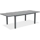 Garden Point Grote uitschuifbare tuintafel Horta 160/240 cm grijs
