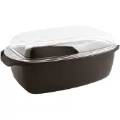 Sambonet Braadslede Rock'N'Rose Black 32 x 21 cm