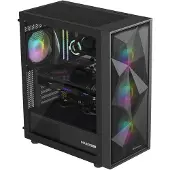 Genesis PC-KAST NPC-2172 DIAXID 605 ARGB MIDI TOWER WINDOW USB-C ZWART