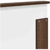 vidaXL Hoofdbord Bruine eik 100 cm Geconstrueerd hout