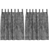 vidaXL Velvet Gordijnen 2 st Grijs 140 x 140 cm Fluweel