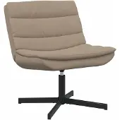 vidaXL Draaistoel Cappuccino 63 x 75 x 76 cm Kunstleer