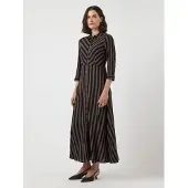 Y.A.S Blousejurk 'YASSavanna' bruin / zwart