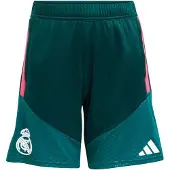 Adidas Real Madrid Trainingsbroekje 2026-2027 Kids Donkergroen Roze Wit