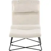 QUVIO Elsa Lounge Stoel - Elegante Scandinavische Designstoel