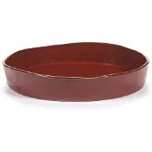 Serax Diep Bord La Mère Tableware By Marie Michielssen Venetian Red M 23 cm