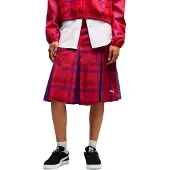 Puma T7 Geplooide Tartan midirok voor Dames, Maat L