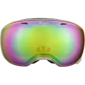 Alpina Big Horn Q Lite Ski Goggles Groen,Zwart Mirror Green/CAT2-3