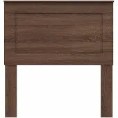 vidaXL Hoofdbord Bruine eik 100 cm Geconstrueerd hout
