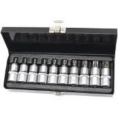 HBM 10 Delige 1/2 inch TORX Doppenset