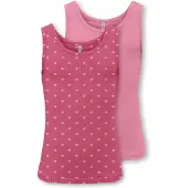 ONLY KIDS MINI hemden (set van 2) Roze Meisjes Stretchkatoen Ronde hals - maat 104