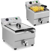 Royal Elektrische friteuse - 16 liter - aftapkraan - 230V