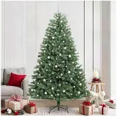 vidaXL Kunstmatige Hinged Kerstboom Groen 240 cm PVC en Metalen