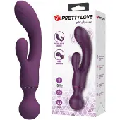 Pretty Love All Rounder - dubbelzijdige G-spot- en clitorisvibrator (paars)