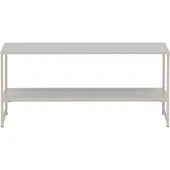QUVIO Bijzettafel Beige - Scandinavisch Design - Extra Opbergruimte