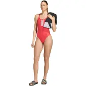 Adidas Sportbadpak rood / wit