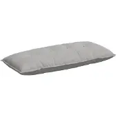 vidaXL Rugkussen Lichtgrijs 120 x 50 cm Microvezel Stof