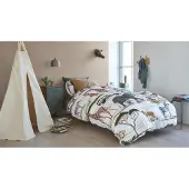 Beddinghouse Dekbedovertrek Jeep Safari Natural Katoen-100 x 135 cm | Kinder