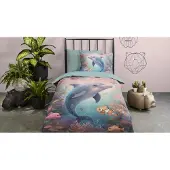 Muller Textil Good Morning Kinderdekbedovertrek "Baya" - Multi - (140x220 cm) - 100% Katoen