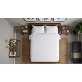 Vandyck Dekbedovertrek PURE 88 white Lits-jumeaux (240x200/220 )