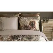 Rivièra Maison Dekbedovertrek Protea Zand Katoen-240 x 200 / 220 cm | Lits-Jumeaux