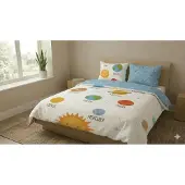 Good Morning Kinder Dekbedovertrek Katoen Renforcé Astra - white 140x200/220cm