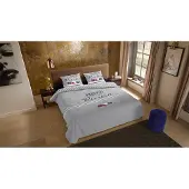 Pure Dekbedovertrek Micropercal French - grey 200x200/220cm