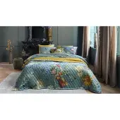 Beddinghouse Sprei Partout des Fleurs Green-260 x 260 cm