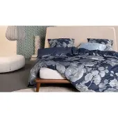 Essenza Dekbedovertrek Eunice Nightshadow Blue Satijn-240 x 200 / 220 cm | Lits-Jumeaux