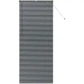 vidaXL Venetiaanse jaloezie Donkergrijs 220 x 95 cm 25 mm Aluminium