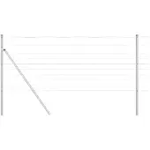 vidaXL Grond Fix Gelast Draadhek 25 x 1 m Gegalvaniseerd staal Mesh