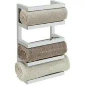 Wenko Wand Handdoekrek Fondiro RVS glanzend 24x42cm - Handdoekhouder - Handdoekenrek - Handdoekstang