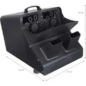 Light4me Big Bubble Blower Machine Zilver Kinderen
