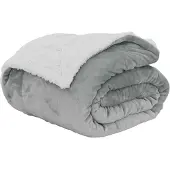 vidaXL plaid Grijs 150 x 200 cm 1.64 kg Fleece