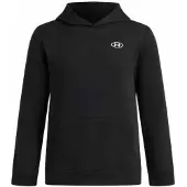 Under Armour Rival Fleece Hoodie Zwart 10-12 Years Jongen