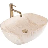REA Opzetwastafel Freja Travertine Matt