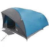 vidaXL Tunnel tent 10-persoons Waterdicht Blauw taft