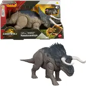 Mattel dinosaurus speelfiguur Jurassic World Wild Roar Nasutoceratops.