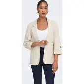 ONLY Onlcaro-isola 34 unlined blazer tlr beige