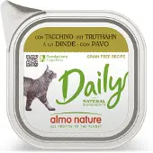 Almo Nature 32x Daily Kattenvoer Kalkoen 100 gr