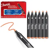 Sharpie Creative Marker Acrylverfmarkers | Ronde punt | Verfmarkers op waterbasis | Inkt loopt niet door en geschikt voor de meeste oppervlakken | Oranje | 6 stuks