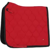 QHP Zadeldek Oakleigh Red/Black - Dress Full | Zadeldekje paard